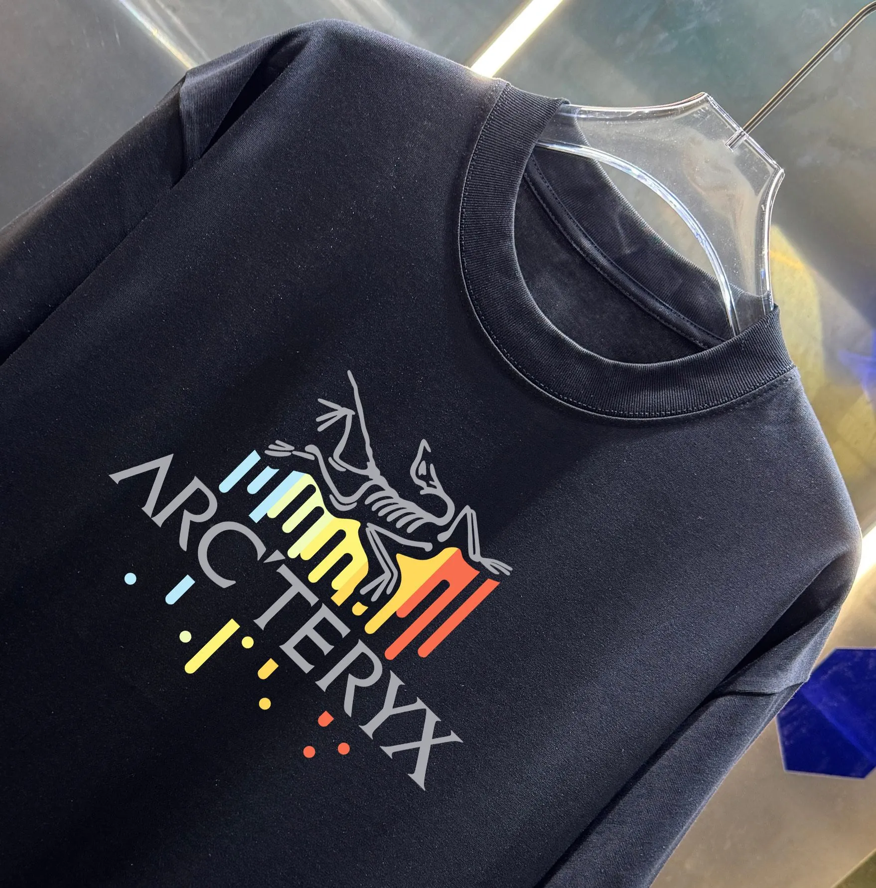 Arc'Teryx JILSANDER 2026 New Arrival Series LOGO T Same Style Versatile ：Black White Green Purple Size：S M L XL XXL